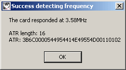 Frequency detection window